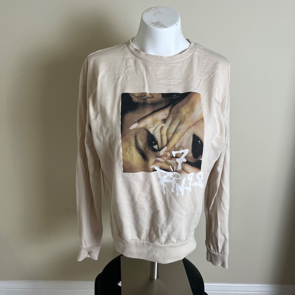 Ariana Grande 7 Rings Long-sleeved Sweatshirt